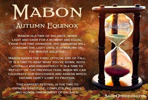 Pagan name for the fall equinox